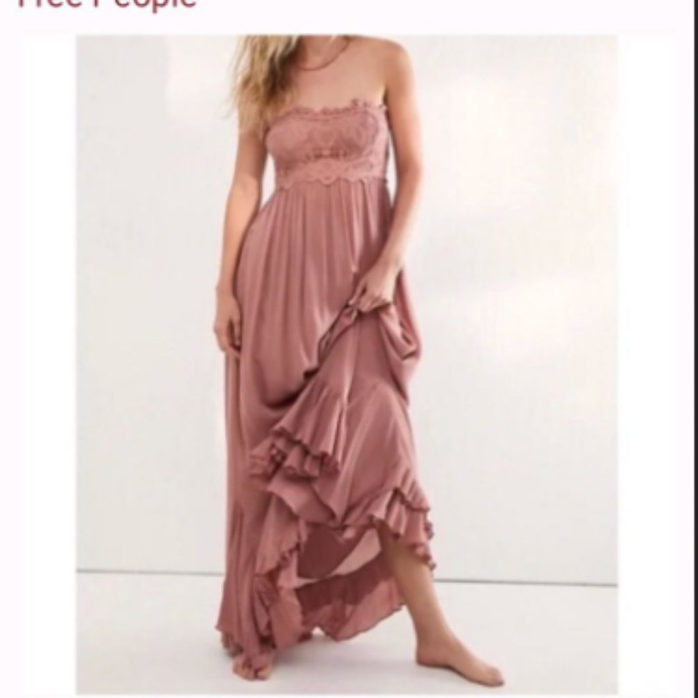 Free People Adella Corset Maxi Dress